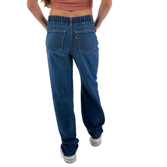 Vintage 70s Levi's Orange Tab Jeans Straight Leg Paper Tag Missus 12 Modern 2/4 - Picture 6 of 14